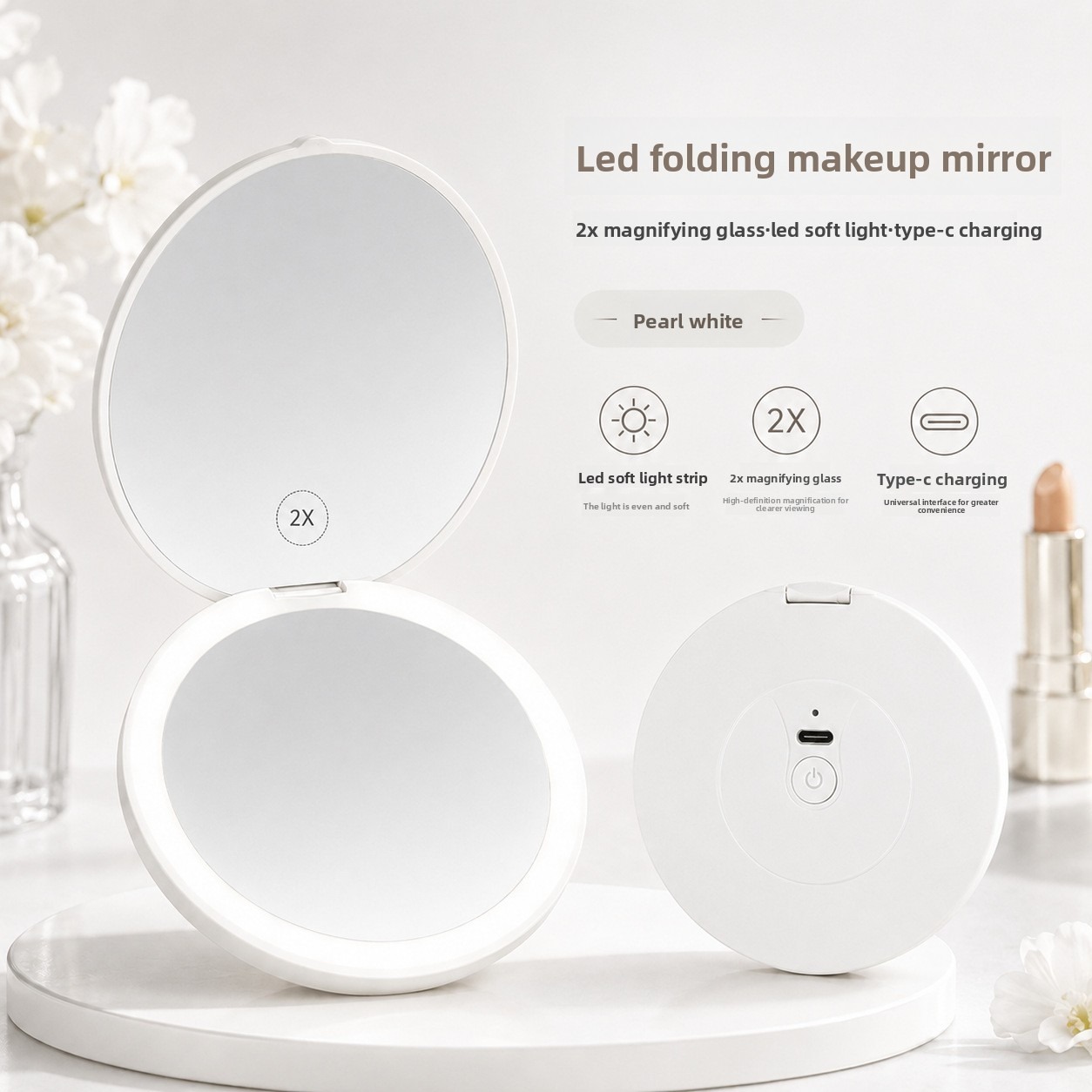 White [One side enlargement - color box packaging]
