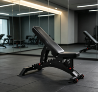 Banc de musculation pliable en métal de haute qualité pour exercices complets du corps et entraînement des épaules, personnalisable avec logo d'usine 2026