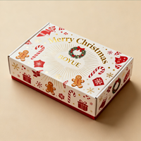 Caja Rígida Premium Personalizada con Tapa y Base, con Acabado de Papel Artístico Laminado, para Soluciones de Empaque Navideño de Marcas de Lujo