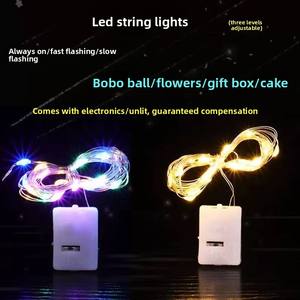 İç Mekan Parti Aydınlatması için 3 Hız Modlu Plastik Malzemeden LED Mini Peri Işığı - Product Image 3