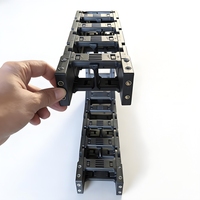 Chaîne porte-câbles hydraulique Yodel Premium en nylon 25*77, guides de câbles de type pont pour routeur CNC, fabricant de chaînes porte-câbles