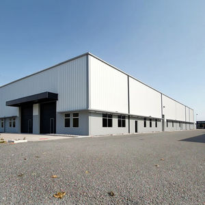 Современный дизайн стальной каркас сборные складские здания современные стальные каркасные дома - Product Image 2