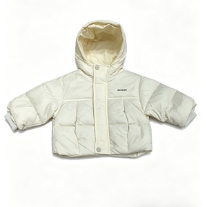 Parkas <span class=keywords><strong>de</strong></span> invierno para niños y niñas, estilo safari, <span class=keywords><strong>de</strong></span> mezclilla, con capucha y relleno <span class=keywords><strong>de</strong></span> plumón - Product Image 1