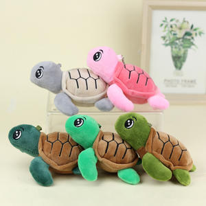 Animal marino <span class=keywords><strong>de</strong></span> dibujos animados <span class=keywords><strong>tortuga</strong></span> grande juguete <span class=keywords><strong>de</strong></span> peluche edredón PP relleno <span class=keywords><strong>de</strong></span> algodón bordado llavero bolsa colgante pequeña <span class=keywords><strong>tortuga</strong></span> muñeca colgante - Product Image 2