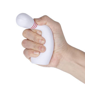 Jouets anti-stress en mousse PU de haute qualité en forme de quille de bowling à montée lente, cadeau promotionnel pour enfants, garçons <span class=keywords><strong>et</strong></span> filles - Product Image 5