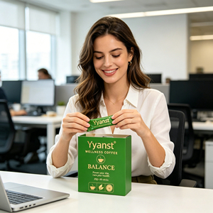 Café Instantáneo Herbal Balanceado para el Bienestar, 20g*20 Sobres Individuales, Bebida Herbal Suave para el Uso Diario, Nutre y Alivia la Fatiga - Product Image 2