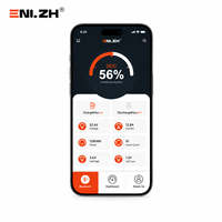 Batterie rechargeable intelligente LiFePO4 Enlzh 12,8 V 314 Ah, 4000 cycles, pack Un38.3 pour camping-car, fourgonnette et alimentation hors réseau