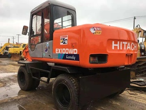 Excavadora de ruedas Hitachi EX100W EX140W de segunda mano de alta calidad Uesd Digger Japón Original para la construcción - Product Image 3