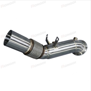 High-Performance 304 Stainless Steel Straight Downpipe for BMW F30 F31 F34 2.0T Exhaust Pipes | Factory Wholesaler Price - Product Image 1