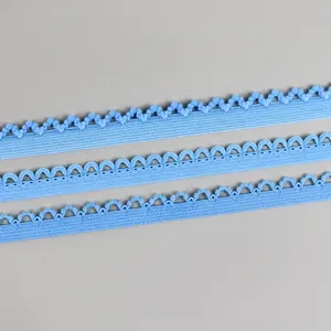 Cinturino elastico in maglia con fascia elastica in pizzo elasticizzato all'ingrosso per fasce o abbigliamento