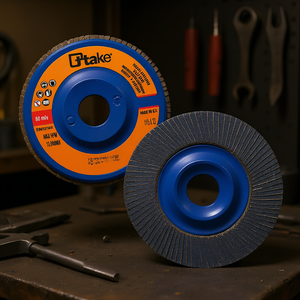 Disque à lamelles Ttake 115x22 mm en zirconium avec support en fibre de verre pour le meulage - Product Image 3