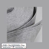 Rouleau de feutre non tissé aiguilleté, grammage personnalisé par mètre carré, pour isolation thermique et acoustique