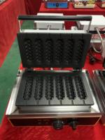 6 Bâtons Hot dag Gaufrier Électrique Croustillant Hot Dog Grill Gaufrier
