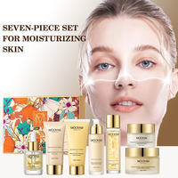 Coffret Soin Peau MOOYAM de Luxe Haute Qualité Marque Blanche Guérissant Fleur Équilibrant Hydratant Peau Radieuse Sept Pièces