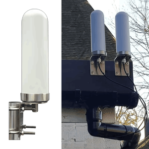 High Gain 10dBi Outdoor Wifi Antenna Omni 2.4/5.8GHz Antenna With Stainless Steel <b>Bracket</b> - Product Image 1