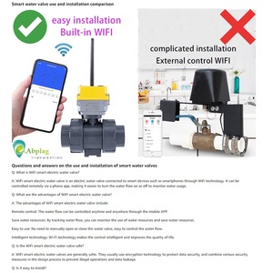 ไวไฟ สมาร์ท วอเตอร์ AC/DC110V-230V แรงบิดสูง PVC ลูกบอลแบบมีสาย - Product Image 1