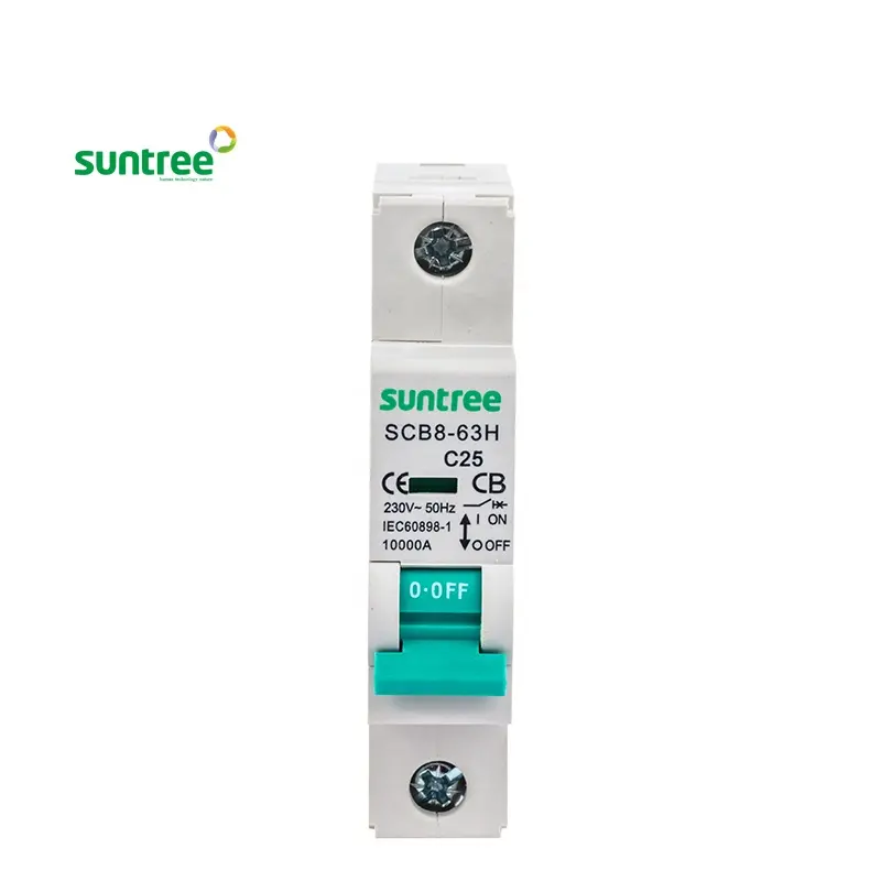 Xinchi suntree 6a 10a 20a 15a 63amp ac mcb 미니 소형 회로 차단기 스위치 유형 경쟁력있는 가격