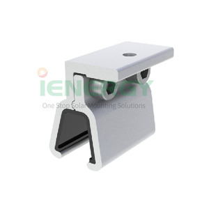 Support de montage solaire en aluminium anodisé pour toit ondulé, type angulaire - Product Image 2