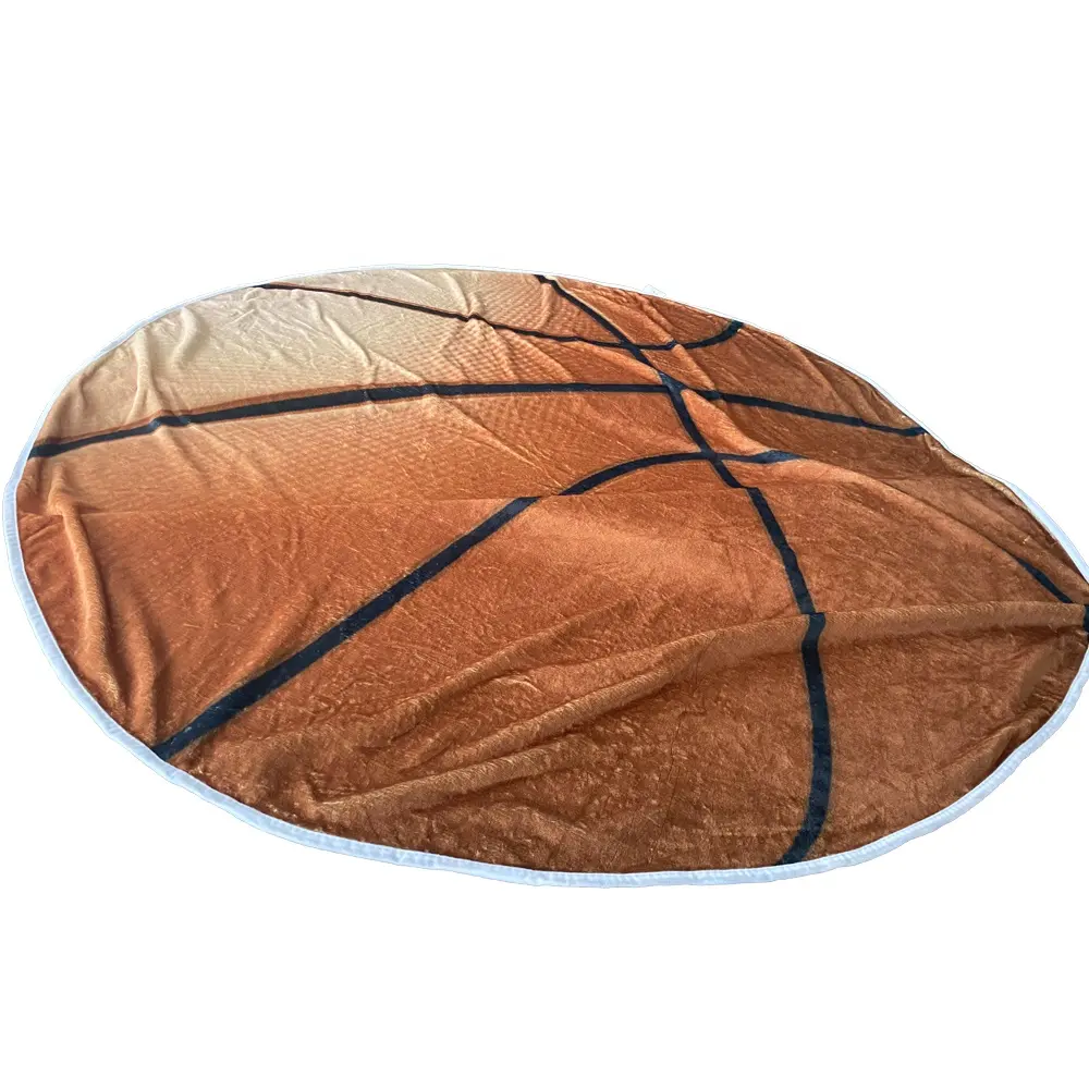 basketball rundkugelshutter sherpa fleece decke individuell bedruckte decken im großen stil