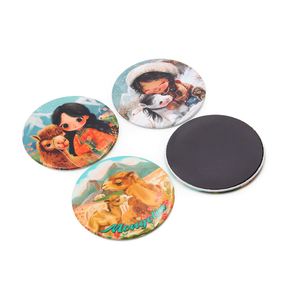 Imán de nevera personalizado cuadrado/redondo barato de proveedor, tamaño 50*50, imán de nevera plano de Mongolia, recuerdo - Product Image 5