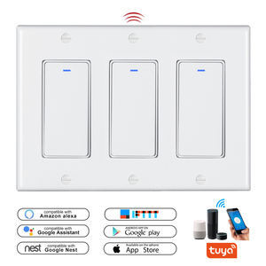 Ledeast DS-122T chúng tôi thông minh Wifi điều khiển từ xa thông minh nút chuyển đổi ánh sáng làm việc với Alexa Google Loa Canada chuyển đổi thông minh - Product Image 2