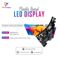 Pantalla LED para Interiores TOPvision P3.91 de 500*500mm, Panel Impermeable con 2 Años de Garantía para Eventos y Escenarios
