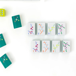 Custom Foldable American <b>Mahjong</b> <b>Set</b> Acrylic Tiles & 160 Cards Luxury Elegant Game for Adults Personalized Gift Idea - Product Image 5