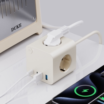 USB Modern Wall Socket with EU Plug 16A Rated Current Popular Wholesale Low Price High Quality Smart Power Strip PD 25W