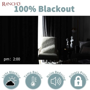 <span class=keywords><strong>Rideaux</strong></span> occultants modernes 100%, pour chambre à coucher, isolation thermique, <span class=keywords><strong>doubles</strong></span> couches, 84 pouces - Product Image 4