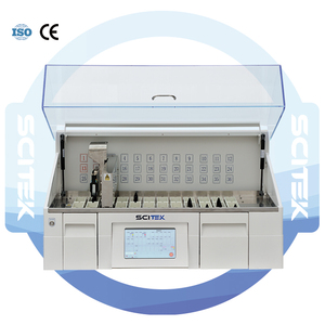 เครื่องย้อมสไลด์เนื้อเยื่ออัตโนมัติเต็มรูปแบบ SCITEK 5 สถานีล้างน้ำ รวม 36 สถานี ปรับแต่งได้ตามความต้องการของลูกค้า (OEM) ความจุ 550 มล. รับประกัน 2 ปี - Product Image 2