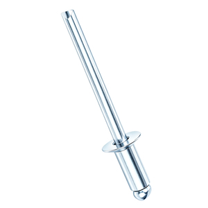 100 rivets aveugles à tête fraisée M2-M6, norme nationale, tout en fer, type ouvert, zingués bleus, anti-corrosion, pour machines - Product Image 4