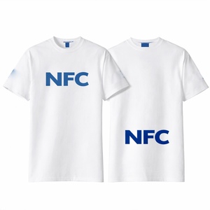 Camiseta de Manga Corta para Hombre, Estilo Vintage, con Estampado de Letras, 100% Algodón Peinado, 250 g/m², con Chip NFC Integrado, Lavable con Ácido - Product Image 4