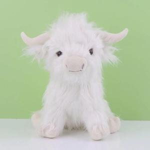 EN STOCK 25cm suave lindo Kawaii dibujos animados peluche juguete bordado Animal Highland vaca juguetes de peluche para niños - Product Image 2