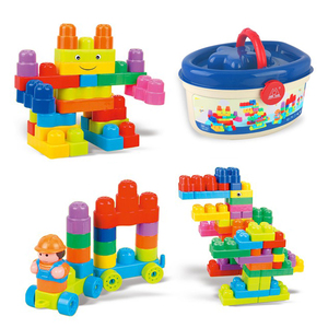 101PCS Large Size <b>Building</b> <b>Blocks</b> Set Colorful Stacking Construction Toy with Storage Bucket Educational Bricks for Kids - Product Image 1