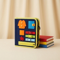 Yeniden Kullanılabilir Montessori Etiketli Meşgul Kitabı Sessiz Kitap Keçe Bebek Erken Eğitim Duyusal Öğrenme Aktivitesi Çocuk Oyuncakları Hediyeleri Yürümeye Başlayan Çocuklar