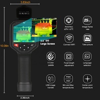 HTI A10 3.5 pouces Wifi 256x192 Caméra thermique Scanner Détecteur de fuite d'eau Imageur thermique infrarouge portable