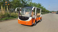 Bus électrique à double étage à prix d'usine, mini-bus touristique à toit ouvert pour parcs d'attractions et visites de ville