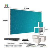 Écran LED publicitaire arrière 960*960mm SMD P3 P5 P8 P10 Mur vidéo extérieur Écran LED roulant