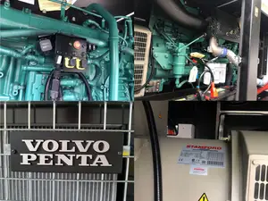 Dengan EPA Tier3 Nilai 365KW 450KVA Generator Diesel Volvo Penta TAD1353GE 60HZ 3 Fase 400KW Generator Senyap 500KVA