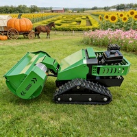 Robot tondeuse à gazon multifonctionnel à moteur à essence autopropulsé pour l'agriculture industrielle, la foresterie et le bricolage, désherbeur de verger