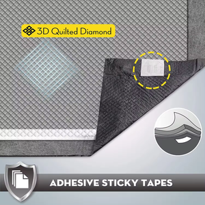 Mehrere Arten und Größen Bambus Holzkohle Haustier-Training-Matte 50 Stück saugfähige und einweg-Matten für Hunde, Katzen und Welpen - Product Image 6