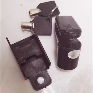 Bonne qualité vélo frein à disque serrure en plastique antivol serrure Portable moto pédalier serrure rappel cordon accessoires - Product Image 5