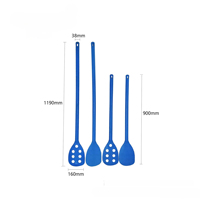 Spatule-raclette industrielle robuste en plastique ZAX conforme FDA pour mélange en cuves profondes et grandes marmites