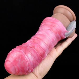 FAAK - Funda de Silicona para Pene de Gran Tamaño, Condones, Funda de Fantasía, Anillos para el Pene, Alargador y Extensor, Juguetes Sexuales para Hombre - Product Image 3