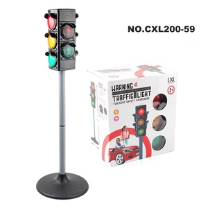 Juego de señales de semáforo de simulación para niños grandes, Escena de modelo de seguridad, semáforos DIY, juguete educativo preescolar - Product Image 3