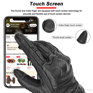 <span class=keywords><strong>Gants</strong></span> de course de <span class=keywords><strong>moto</strong></span> en <span class=keywords><strong>cuir</strong></span> <span class=keywords><strong>marron</strong></span> vintage certifiés CE <span class=keywords><strong>Gants</strong></span> d'équitation de <span class=keywords><strong>moto</strong></span> d'hiver XXL pour hommes Écran tactile Extérieur - Product Image 4