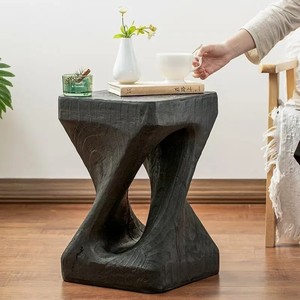 Tavolino <span class=keywords><strong>da</strong></span> Tè Silenzioso e Mobile con Design Creativo a Forma di Fioriera per Camera <span class=keywords><strong>da</strong></span> Letto e Soggiorno - Product Image 4