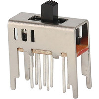 Interrupteur à glissière SS-23D24 2P3T 3 positions 8 broches compact pour circuit imprimé traversant DC 50V 0.3A Contact argenté Prix usine Vente en gros