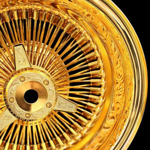 Roues forgées Roues en fil d'or <span class=keywords><strong>2</strong></span>/3 Bar Knock Off Spoke PCD 5x114.3 <span class=keywords><strong>CB</strong></span> 72.6mm Jantes pour Chevy Impala Cadillac <span class=keywords><strong>Lincoln</strong></span> classique - Product Image 6