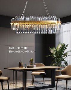 โคมไฟระย้าคริสตัลทรงกลมดีไซน์สร้างสรรค์ สไตล์โพสต์โมเดิร์น หรูหราเบาๆ เหมาะสำหรับห้องนั่งเล่น วิลล่า ร้านอาหาร และห้องแดง - Product Image 4